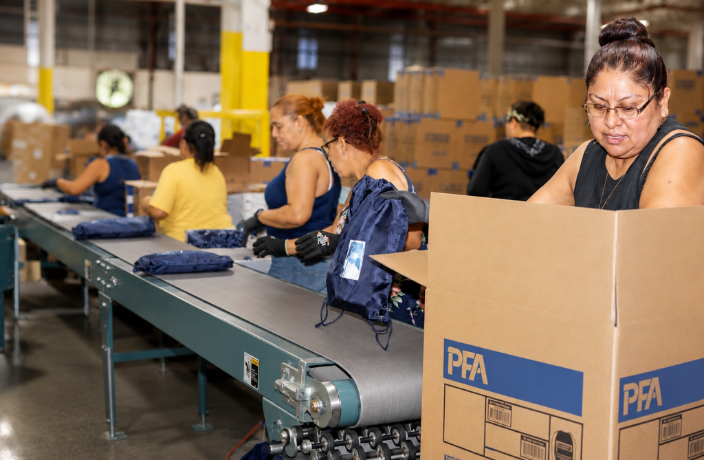Packaging on the line
